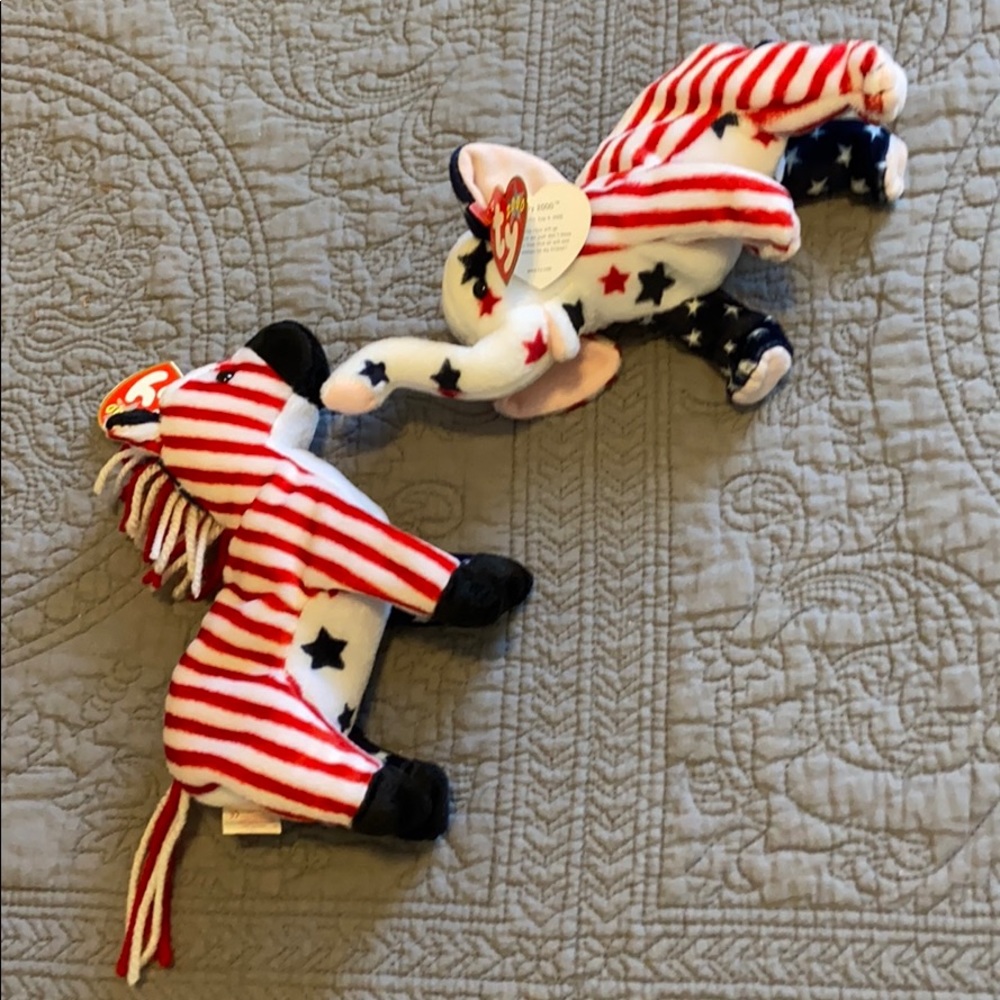 TY 2000 vintage beanie baby political